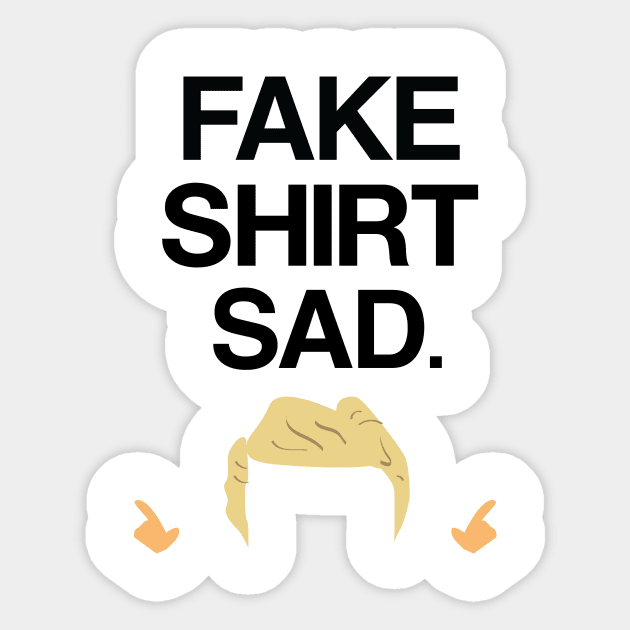 Fake Shirt Sticker by MartianInk